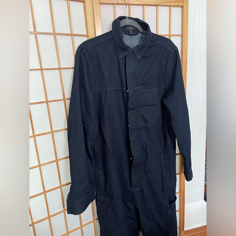 COS Men's Blue Relaxed-fit Boiler Suit